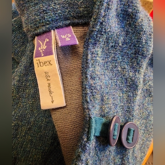 Ibex EUC Merino Wool.Carrie Jacket Teal S 6 - Picture 5 of 8